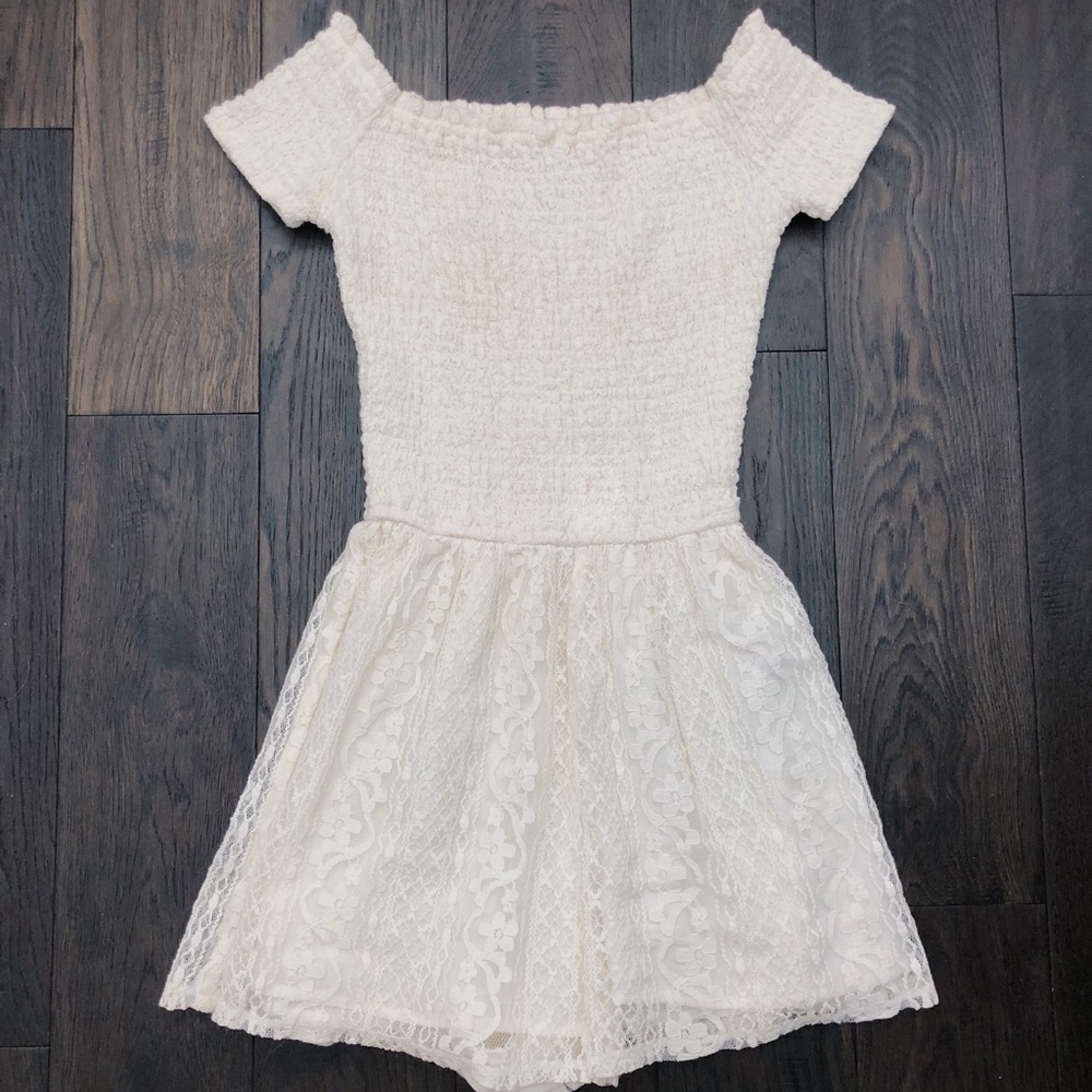 White Hollister Romper